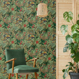 NW52804 tropical peel and stick wallpaper entryway from NextWall