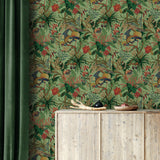 NW52804 tropical peel and stick wallpaper decor from NextWall