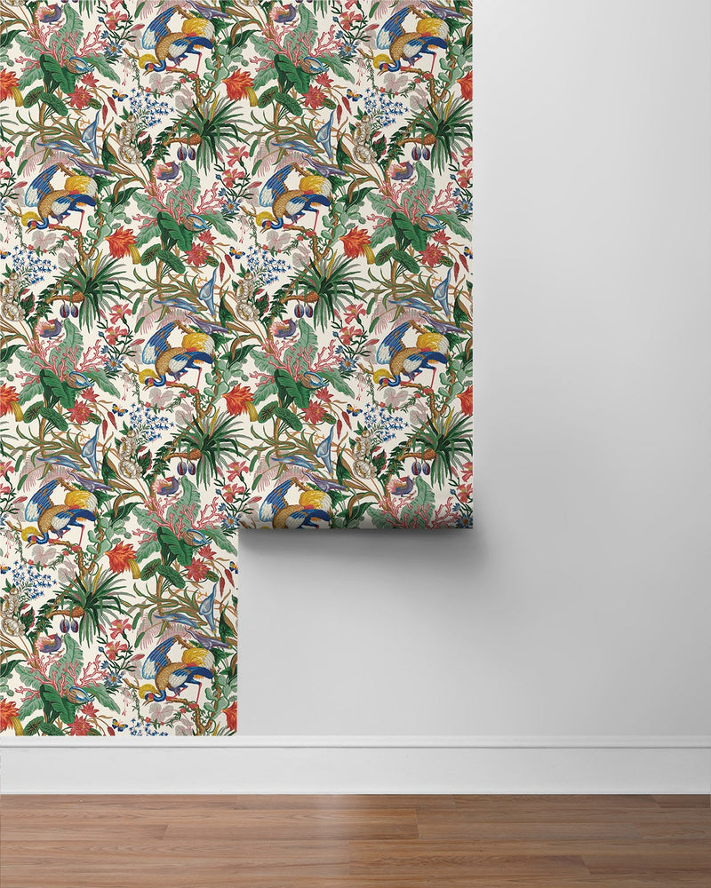NW52810 tropical peel and stick wallpaper roll from NextWall