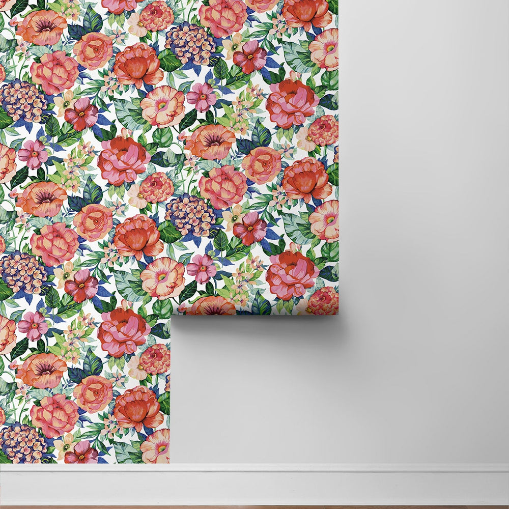 
                  
                    NW52905 floral peel and stick wallpaper roll from NextWall
                  
                
