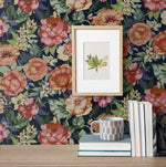NW52922 floral peel and stick wallpaper accent from NextWall
