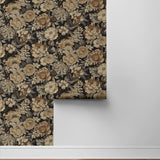 NW52926 floral peel and stick wallpaper roll from NextWall