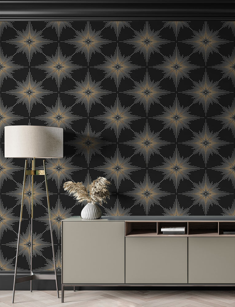 NW53000 geometric peel and stick wallpaper self adhesive renter friendly wallcovering entryway