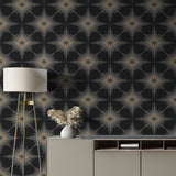 NW53000 geometric peel and stick wallpaper self adhesive renter friendly wallcovering entryway