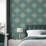 NW53004 geometric peel and stick wallpaper self adhesive renter friendly wallcovering bedroom