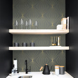 NW53105 geometric peel and stick wallpaper bar from NextWall