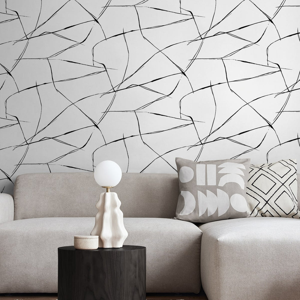 
                  
                    NW53200 abstract peel and stick wallpaper living room from NextWall
                  
                