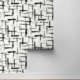 NW53300 abstract peel and stick wallpaper roll from NextWall