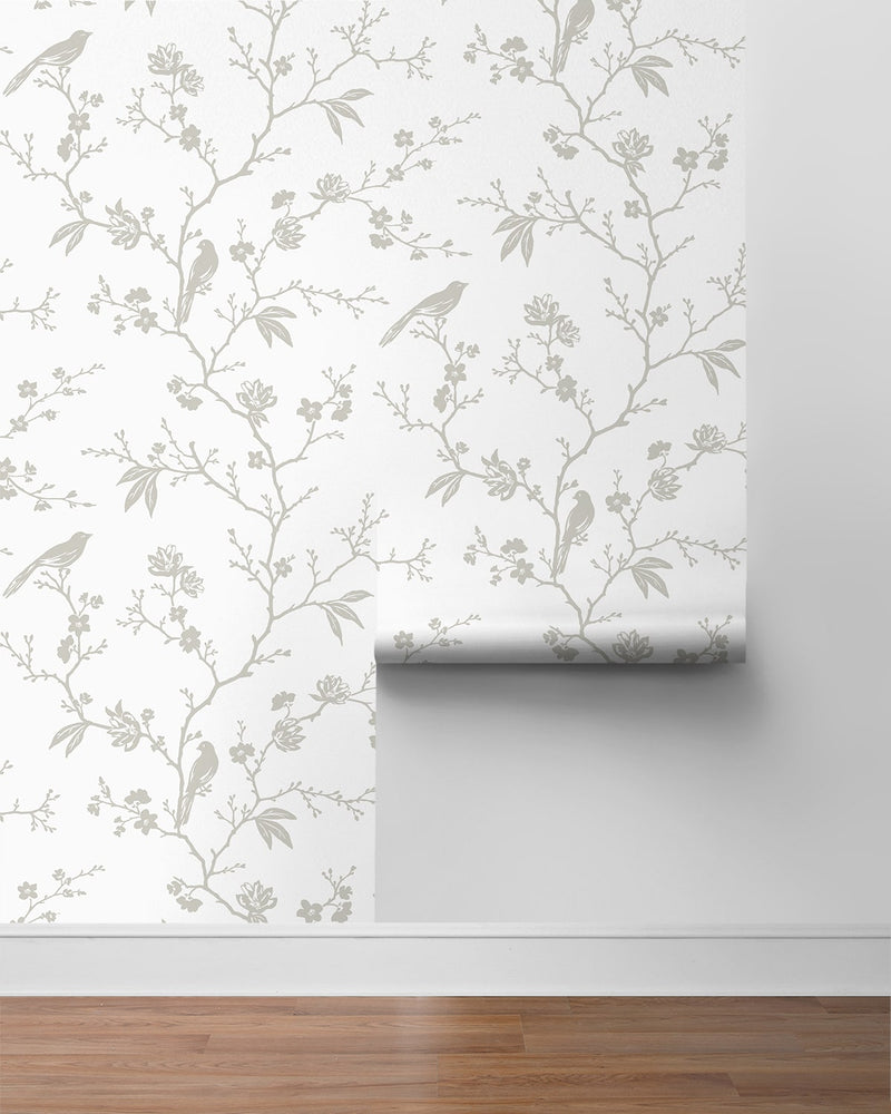 NW53400 chinoiserie peel and stick wallpaper roll from NextWall