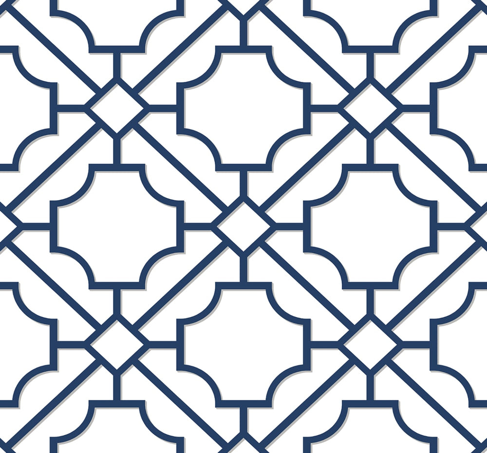 NW53502 lattice geometric peel and stick wallpaper from NextWall