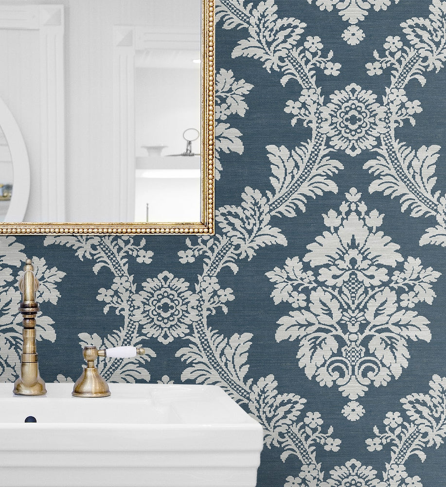 NW53602 damask peel and stick wallpaper decor from NextWall