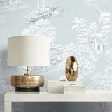 NW53702 toile peel and stick wallpaper decor from NextWall