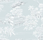 NW53702 toile peel and stick wallpaper from NextWall