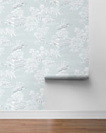 NW53702 toile peel and stick wallpaper roll from NextWall