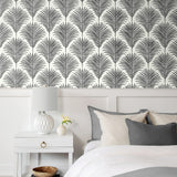 NW53800 palm leaf peel and stick wallpaper decor from NextWall