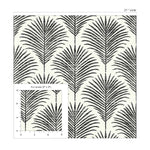 NW53800 palm leaf peel and stick wallpaper scale from NextWall