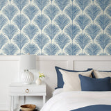 NW53802 palm leaf peel and stick wallpaper decor from NextWall