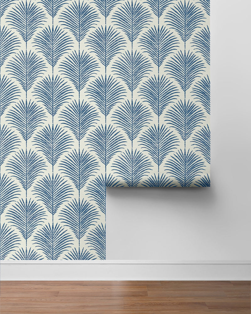 NW53802 palm leaf peel and stick wallpaper roll from NextWall