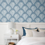 NW53812 palm leaf peel and stick wallpaper decor from NextWall