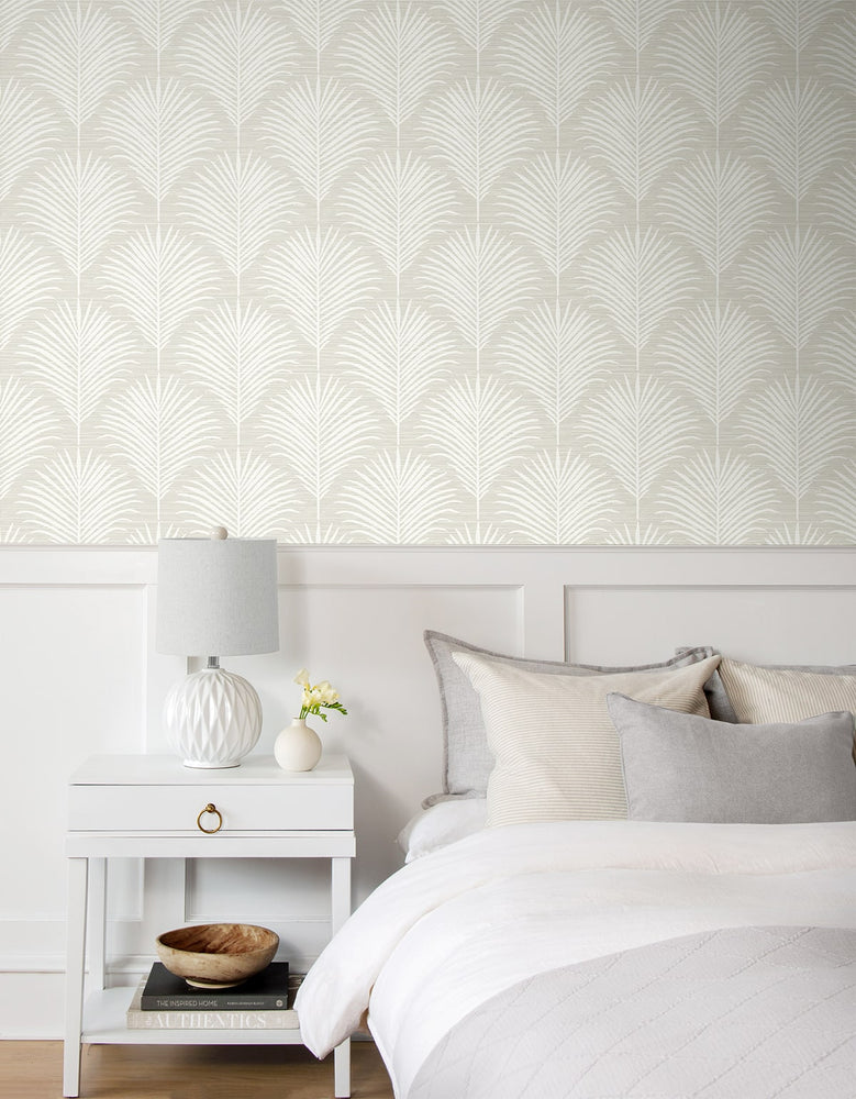 NW53815 palm leaf peel and stick wallpaper decor from NextWall