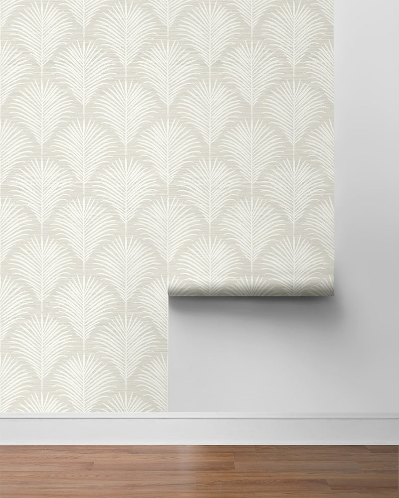 NW53815 palm leaf peel and stick wallpaper roll from NextWall