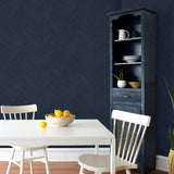 NW53902 chevron peel and stick wallpaper dining room from NextWall