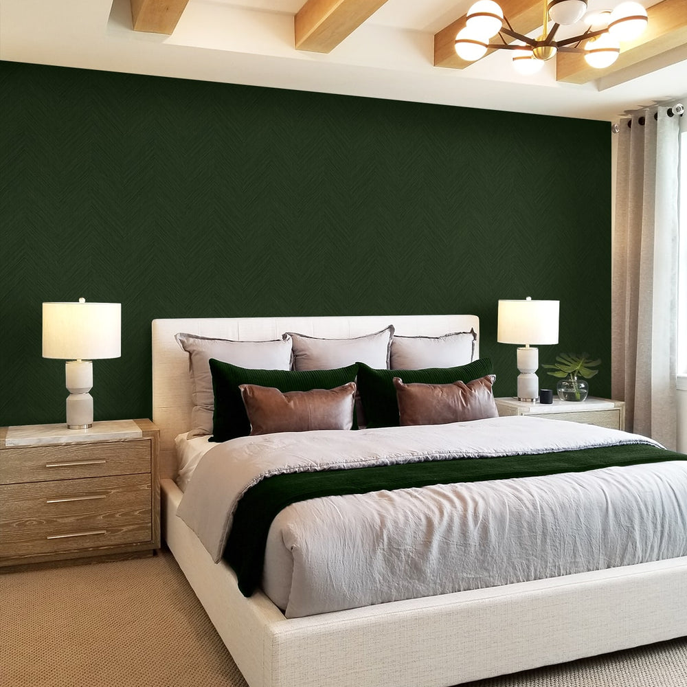 
                  
                    NW53904 chevron peel and stick wallpaper bedroom from NextWall
                  
                