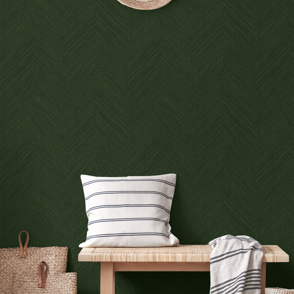 
                  
                    NW53904 chevron peel and stick wallpaper entryway from NextWall
                  
                