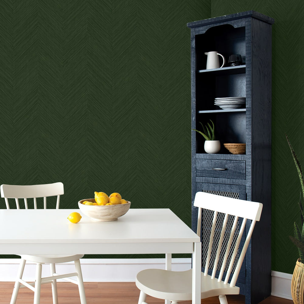 
                  
                    NW53904 chevron peel and stick wallpaper dining room from NextWall
                  
                