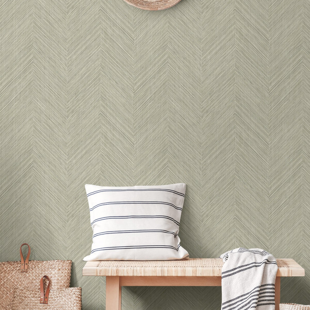 
                  
                    NW53905 chevron peel and stick wallpaper entryway from NextWall
                  
                