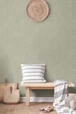 NW53905 chevron peel and stick wallpaper entryway from NextWall