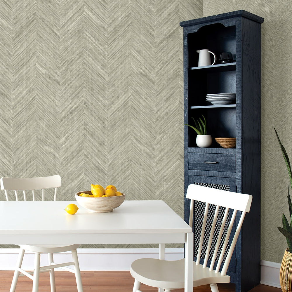 
                  
                    NW53905 chevron peel and stick wallpaper dining room from NextWall
                  
                