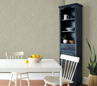 NW53905 chevron peel and stick wallpaper dining room from NextWall