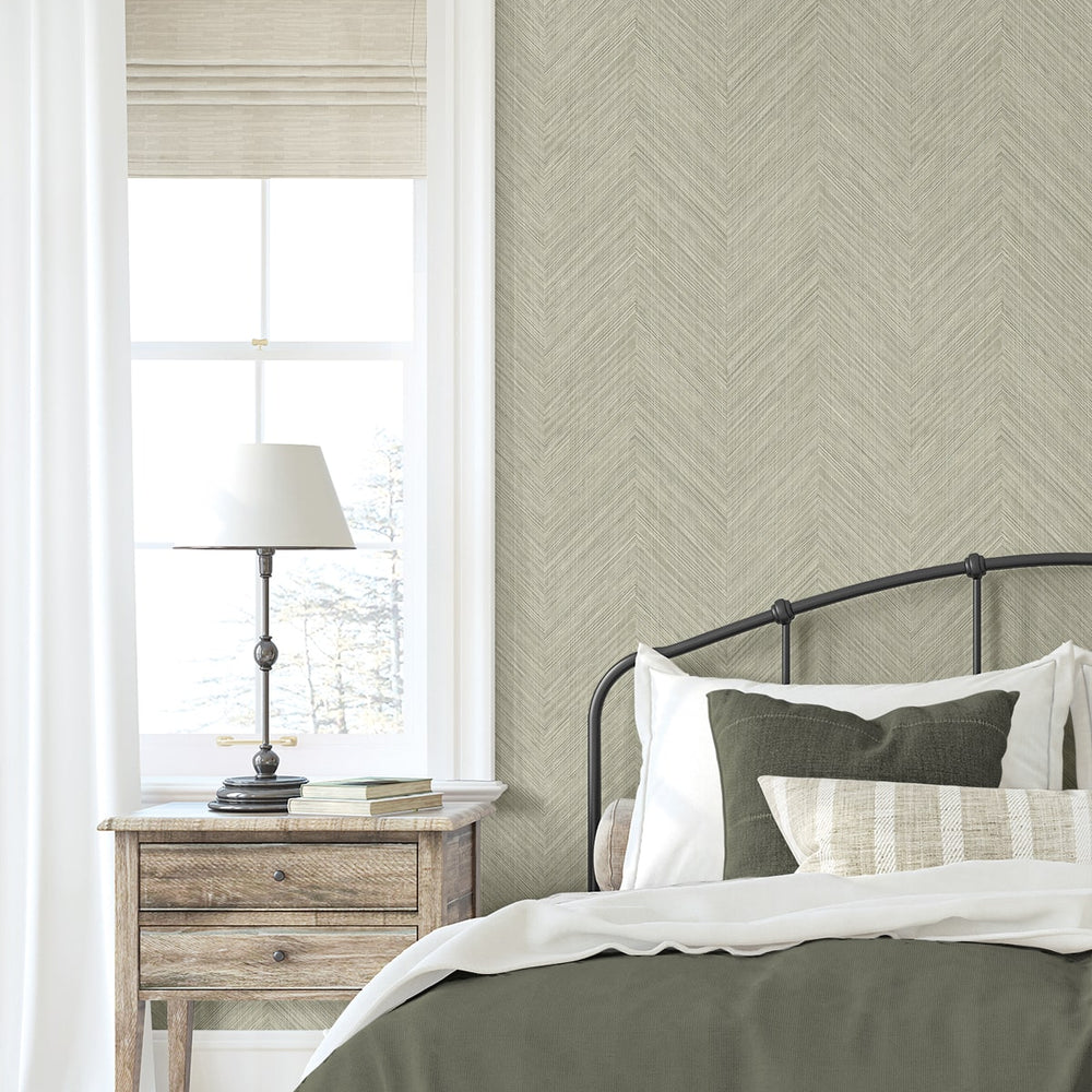 
                  
                    NW53905 chevron peel and stick wallpaper accent from NextWall
                  
                