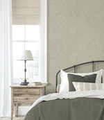 NW53905 chevron peel and stick wallpaper accent from NextWall