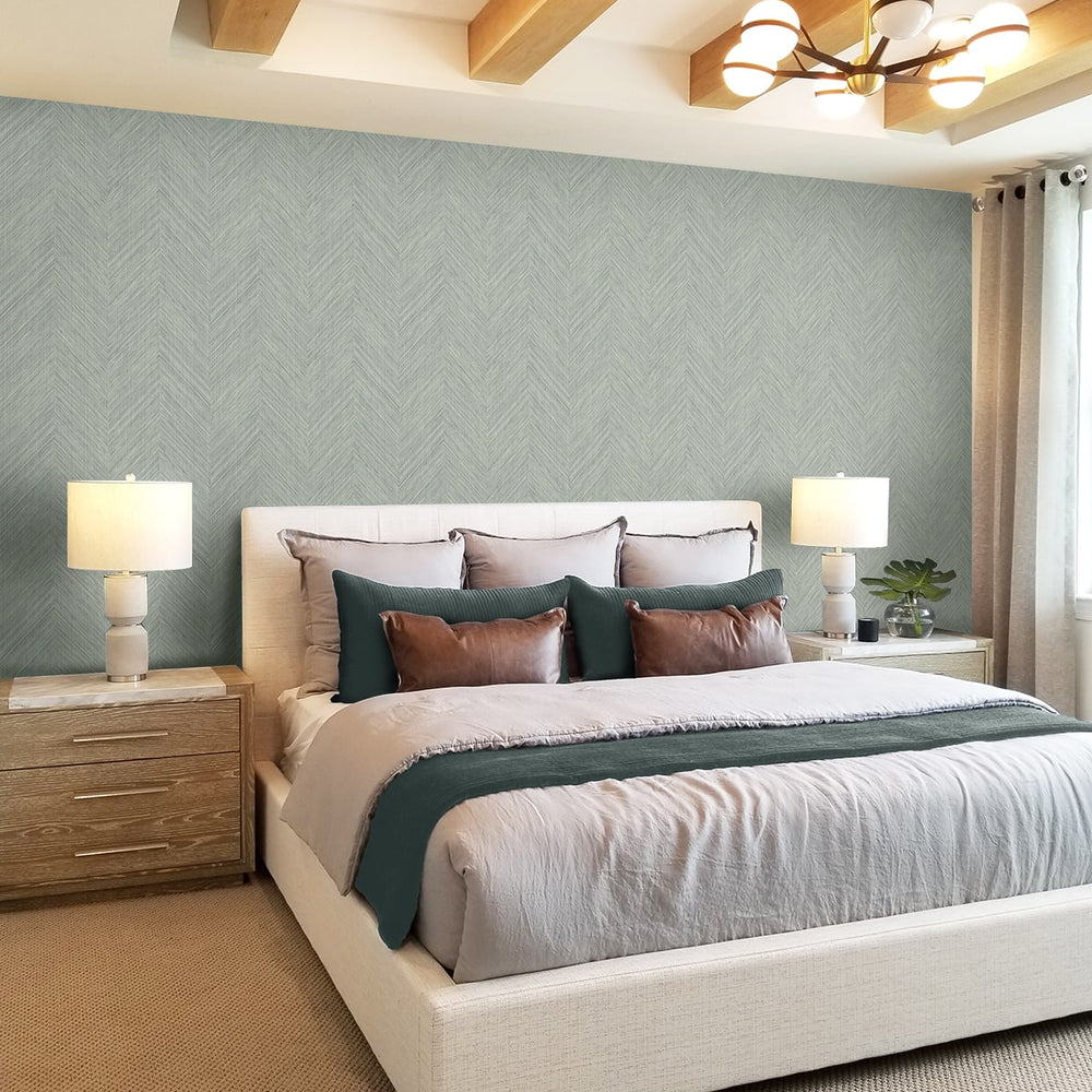 
                  
                    NW53908 chevron peel and stick wallpaper bedroom from NextWall
                  
                