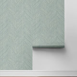 NW53908 chevron peel and stick wallpaper roll from NextWall