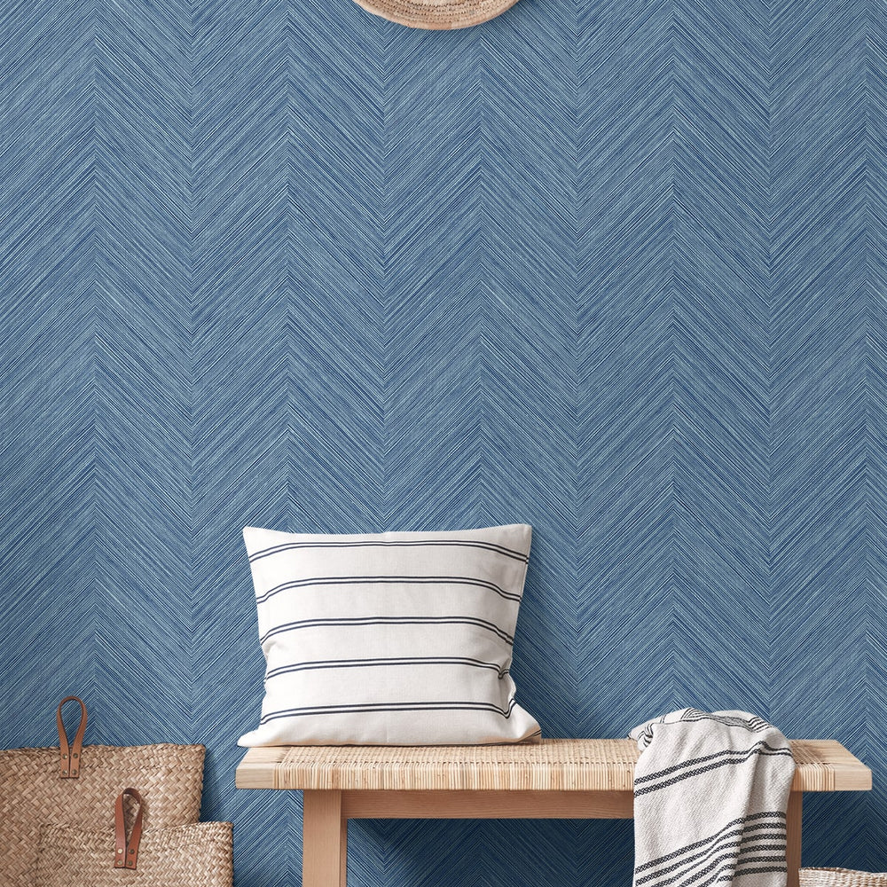 
                  
                    NW53912 chevron peel and stick wallpaper entryway from NextWall
                  
                