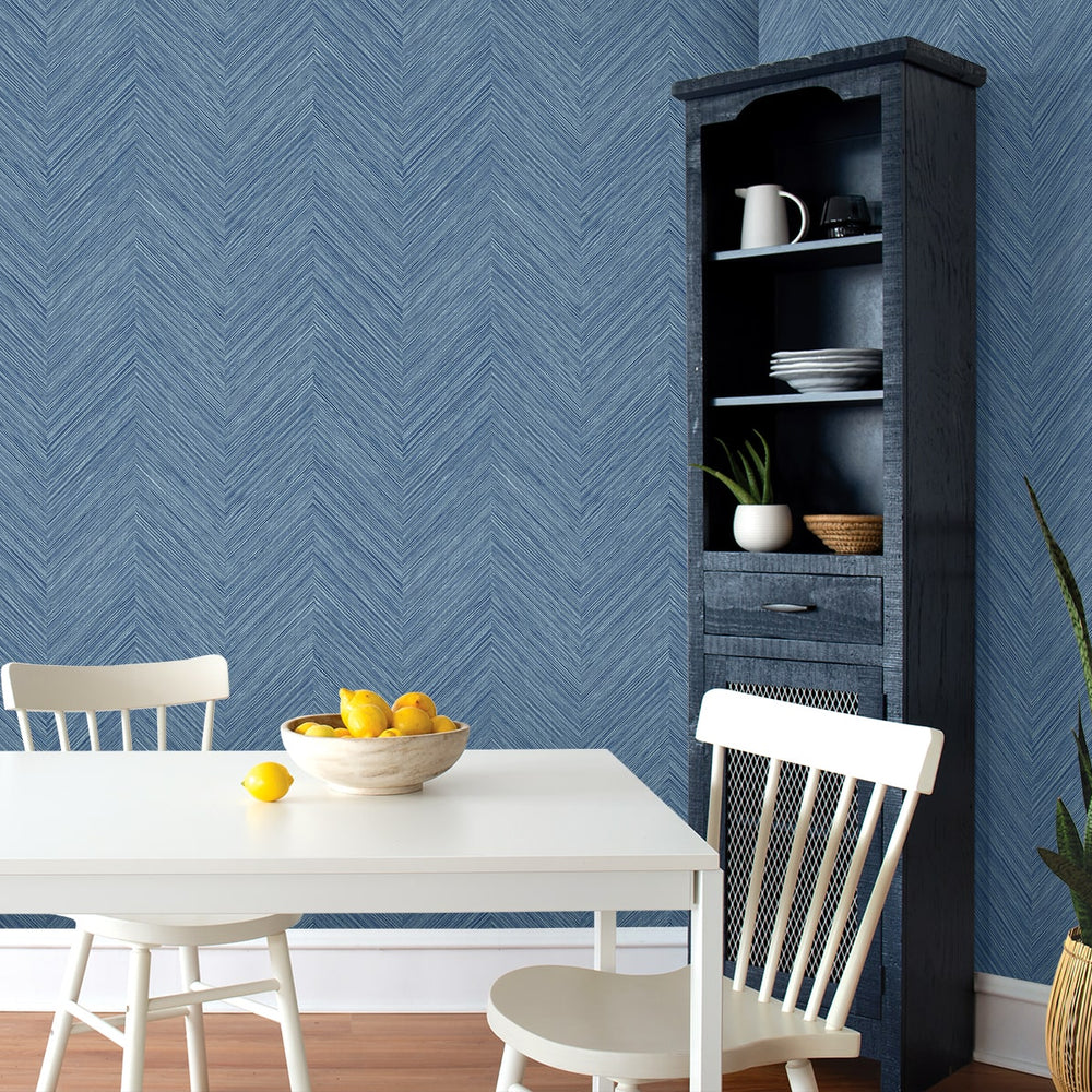 
                  
                    NW53912 chevron peel and stick wallpaper dining room from NextWall
                  
                
