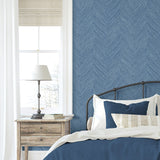 NW53912 chevron peel and stick wallpaper accent from NextWall