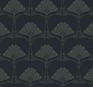 NW54002 deco floral peel and stick wallpaper from NextWall