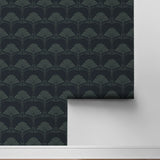NW54002 deco floral peel and stick wallpaper roll from NextWall