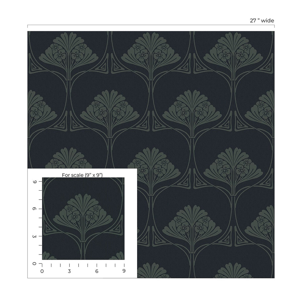
                  
                    NW54002 deco floral peel and stick wallpaper scale from NextWall
                  
                