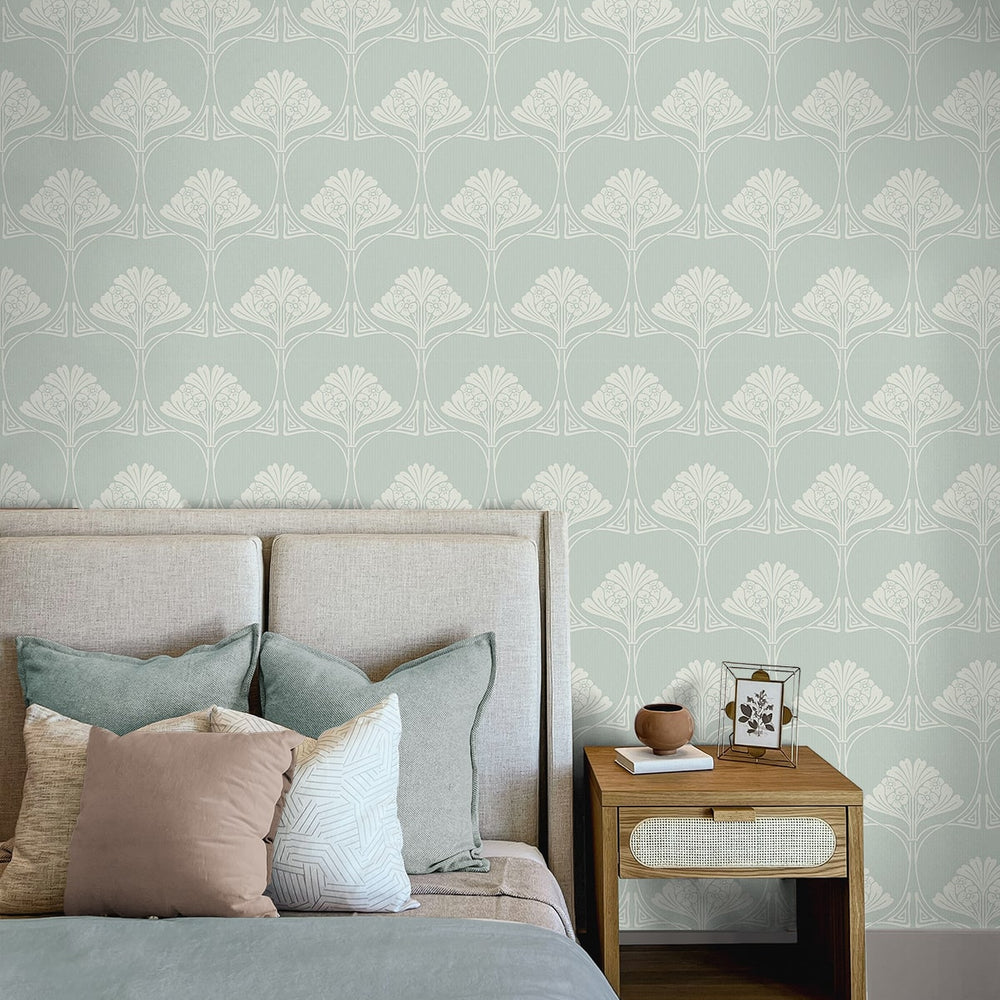
                  
                    NW54004 deco floral peel and stick wallpaper bedroom from NextWall
                  
                
