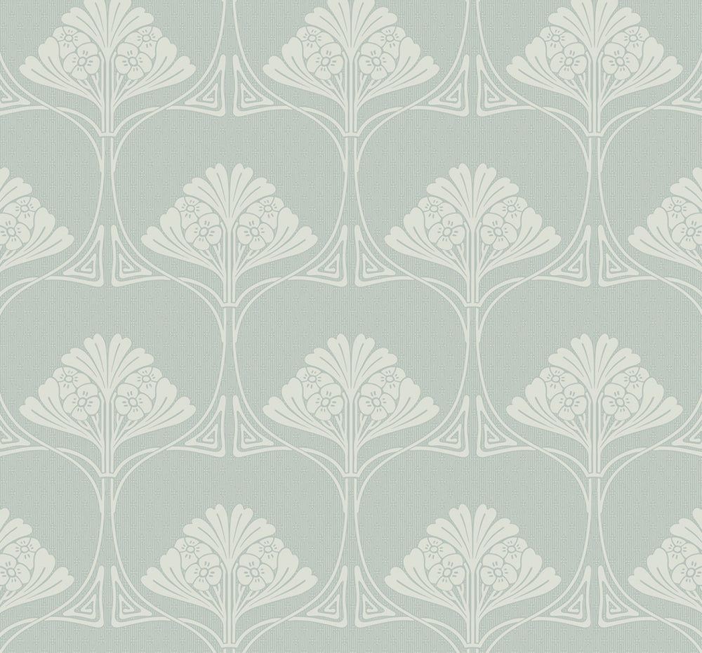 NW54004 deco floral peel and stick wallpaper from NextWall