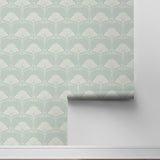 NW54004 deco floral peel and stick wallpaper roll from NextWall