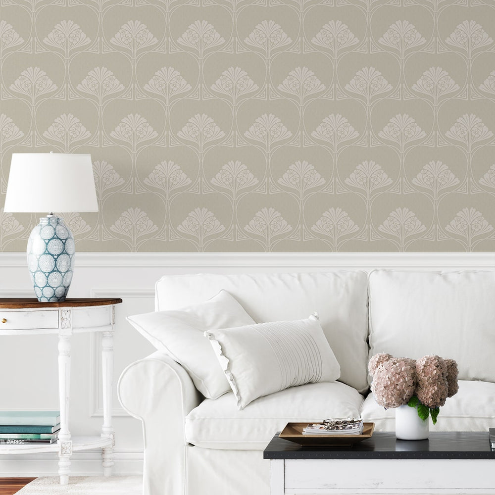 
                  
                    NW54007 deco floral peel and stick wallpaper living room from NextWall
                  
                