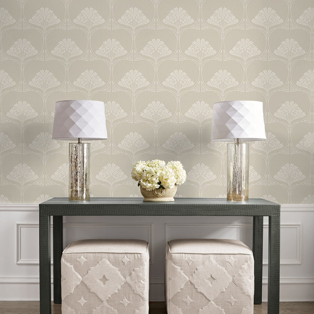 
                  
                    NW54007 deco floral peel and stick wallpaper entryway from NextWall
                  
                