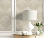 NW54007 deco floral peel and stick wallpaper decor from NextWall