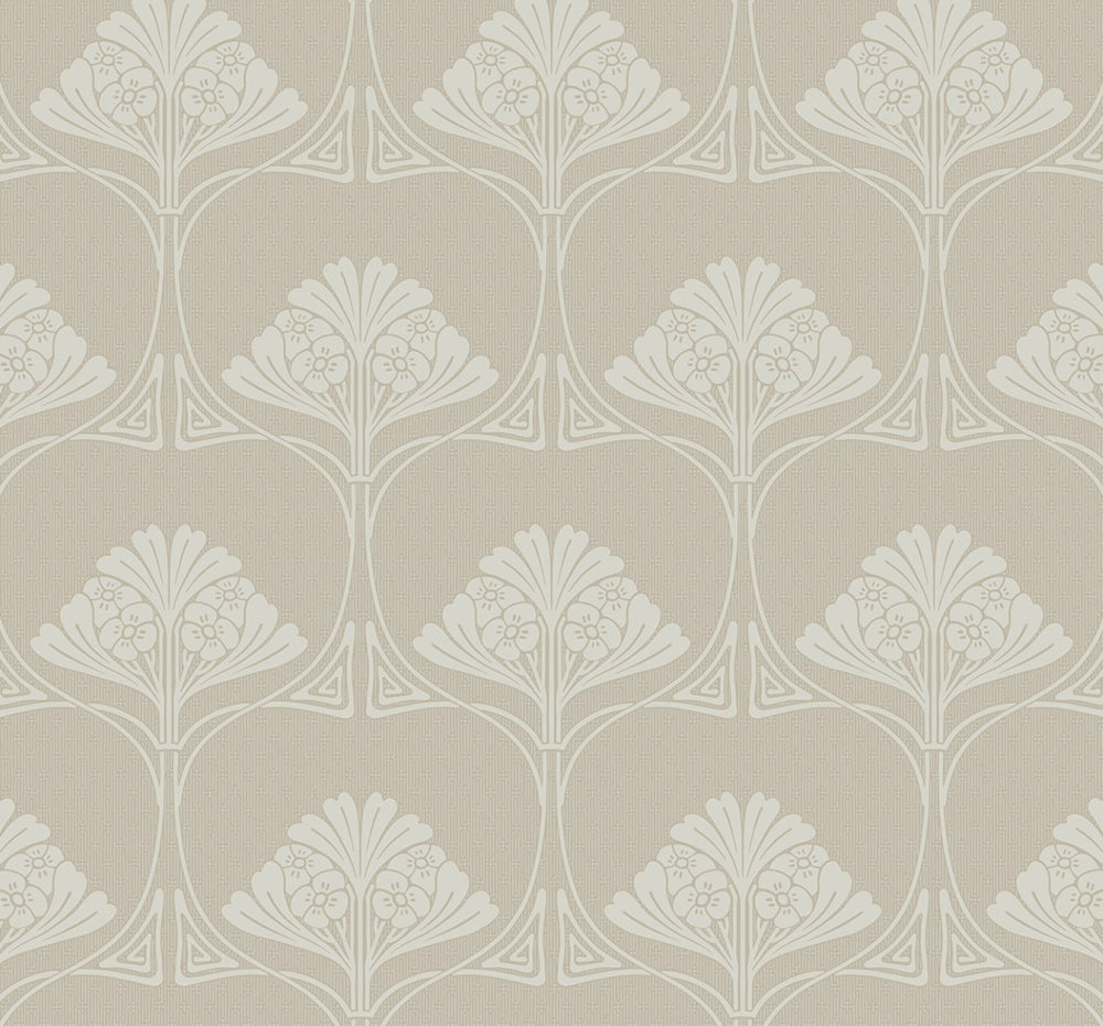 NW54007 deco floral peel and stick wallpaper from NextWall